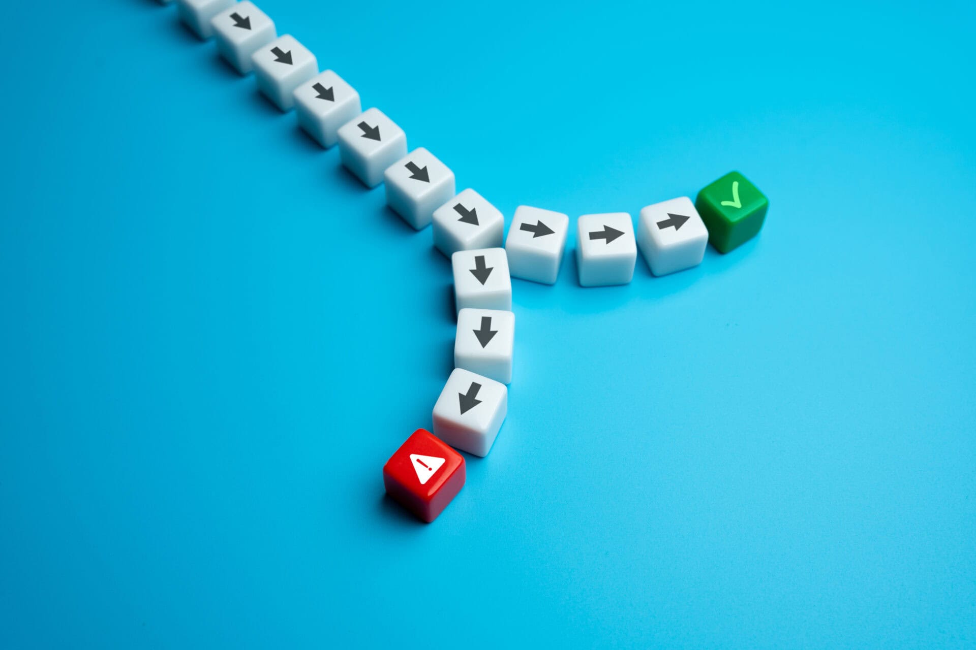 choose the right path. the fork between success and failure. choosing a further path, alternative options.